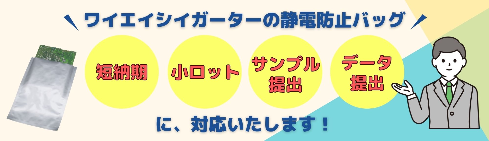 ワイエイシイガーターの静電防止バッグ.jpg