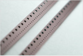 Embossed carrier tape for extremely small devices (0201/0402) (W4P1 etc.)
